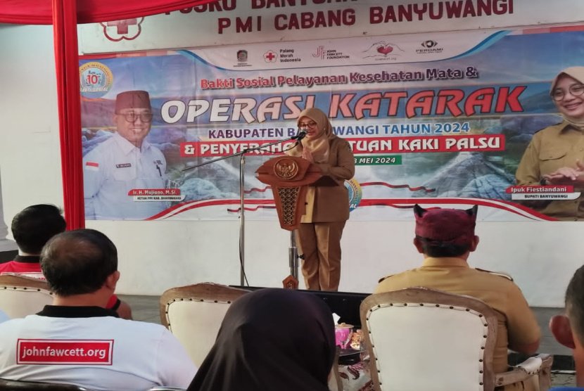 Bupati Ipuk Buka Operasi Katarak Gratis di Banyuwangi Puluhan Ribu Warga Telah Terbantu Sejak 2014