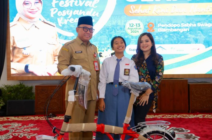 Tasya Kamila Apresiasi Posyandu Remaja di Banyuwangi